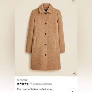 Elegant Tan Wool Coat